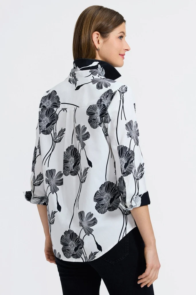 Margie Poppy 3/4 Sleeve Shirt - Image 7