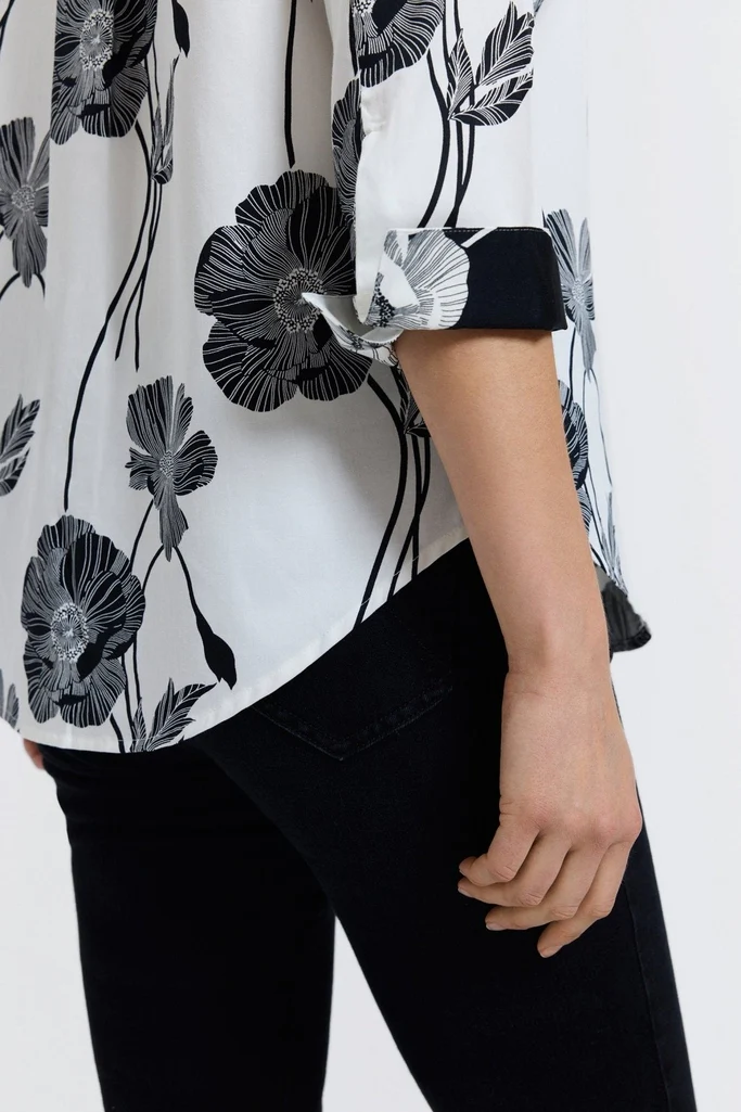 Margie Poppy 3/4 Sleeve Shirt - Image 8