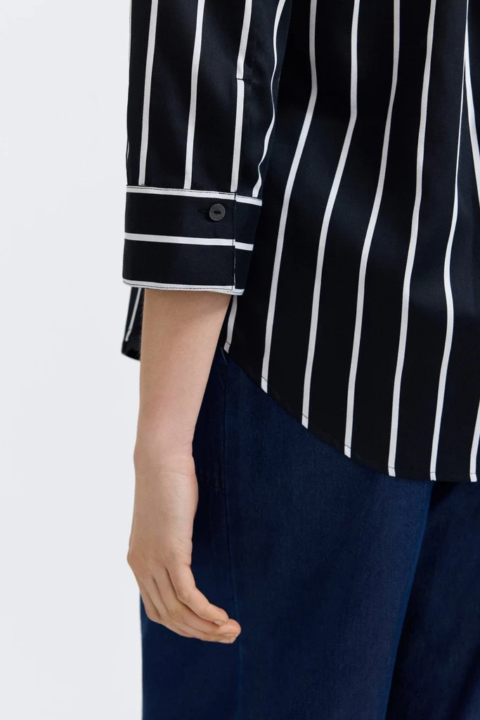 Margie Stripe & Houndstooth 3/4 Sleeve Shirt - Image 12