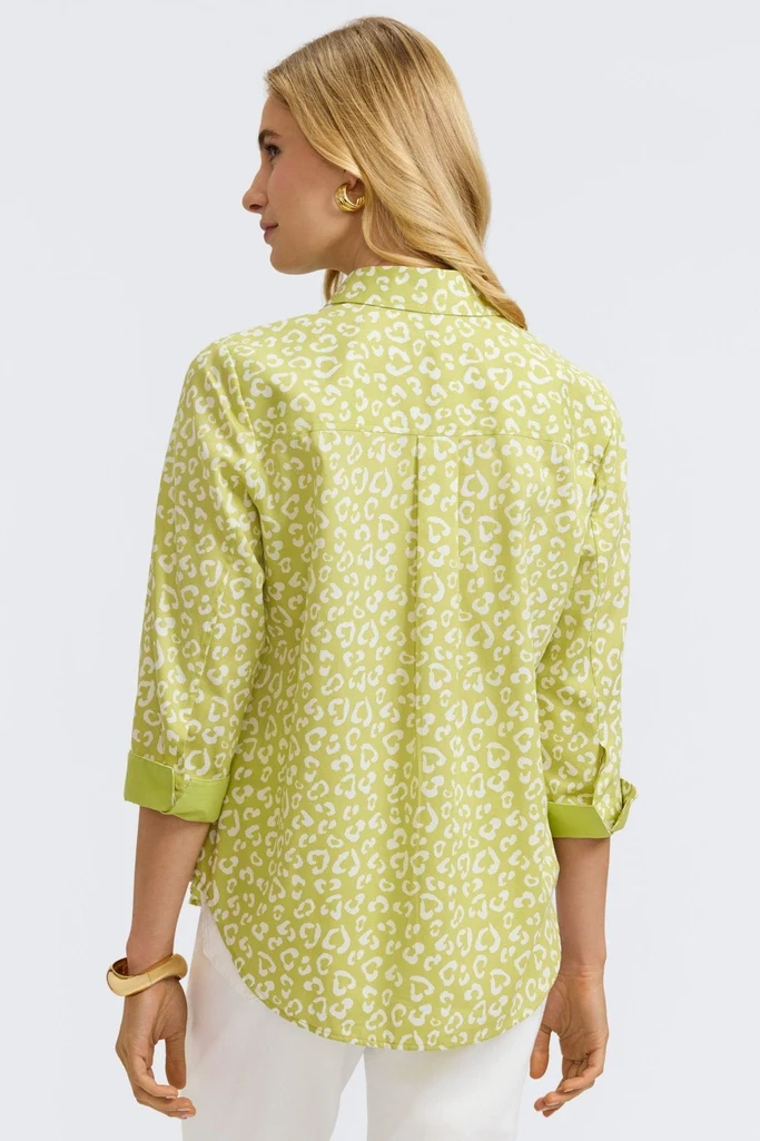Margie Tonal Cheetah 3/4 Sleeve Shirt - Image 16