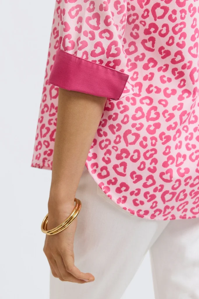 Margie Tonal Cheetah 3/4 Sleeve Shirt - Image 8