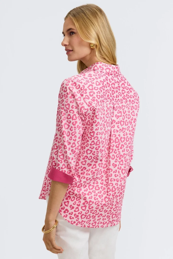 Margie Tonal Cheetah 3/4 Sleeve Shirt - Image 9