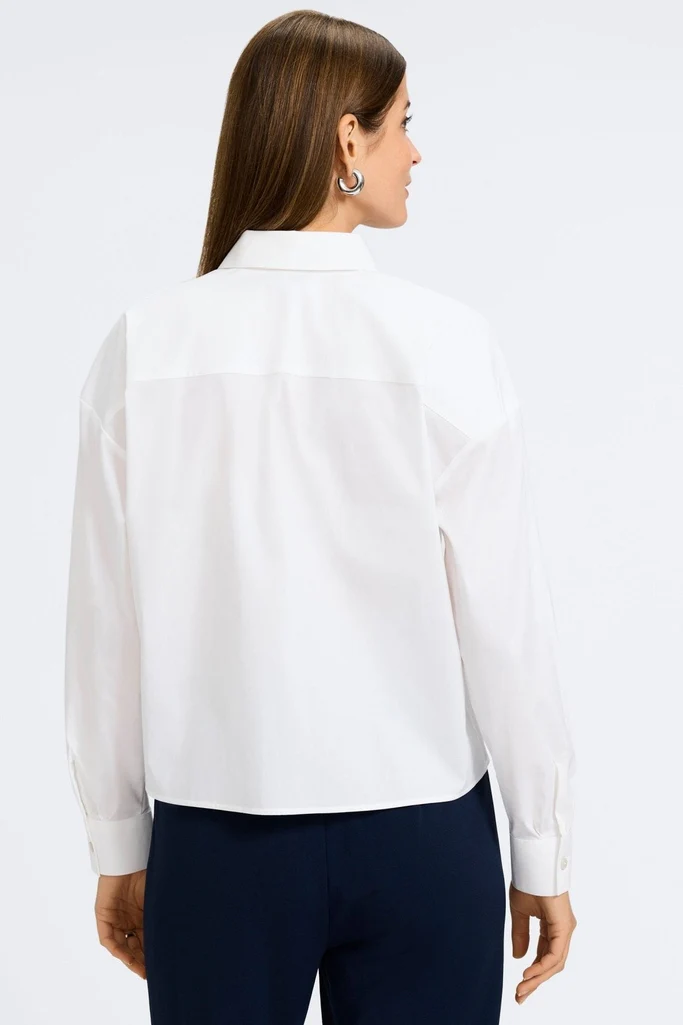 Marina No Iron Stretch Long Sleeve Short Shirt - Image 5