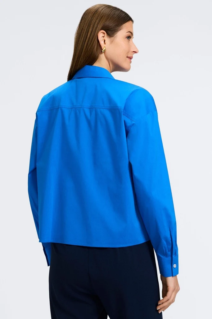 Marina No Iron Stretch Long Sleeve Short Shirt - Image 8