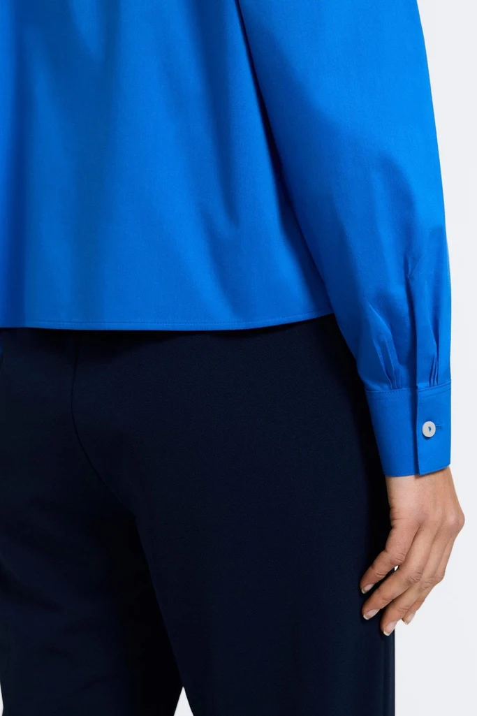 Marina No Iron Stretch Long Sleeve Short Shirt - Image 9