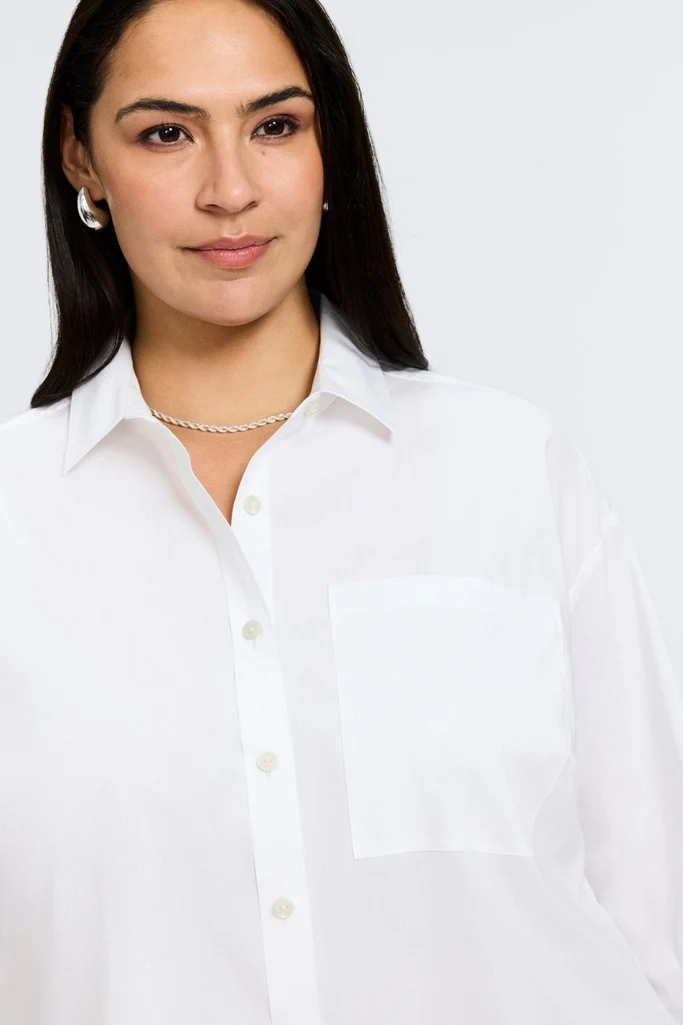 Marina Plus No Iron Stretch Long Sleeve Short Shirt - Image 11