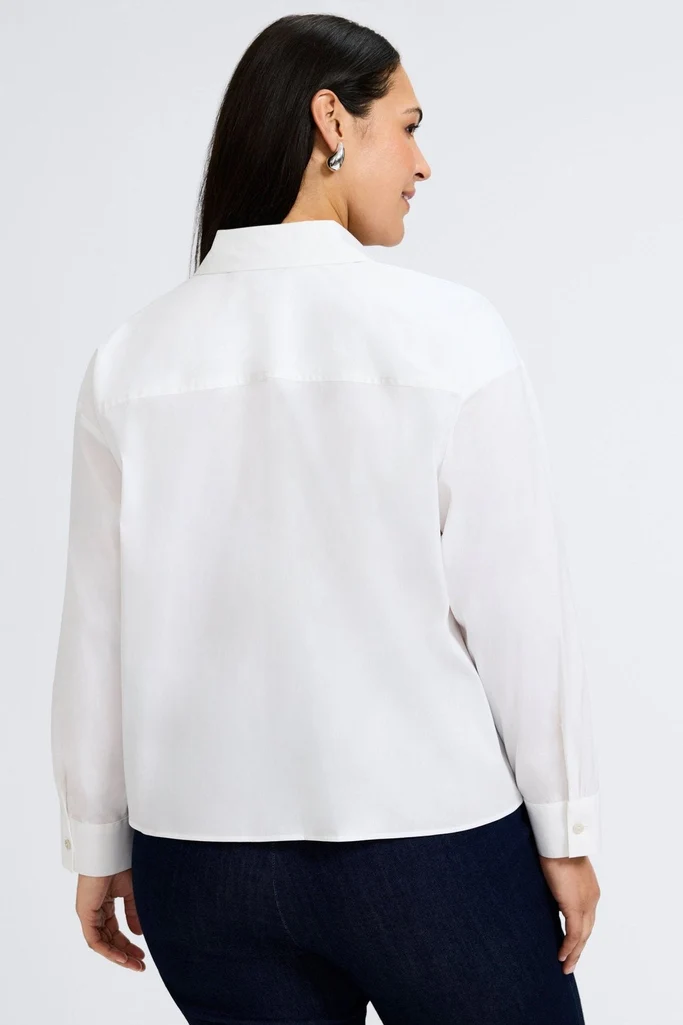 Marina Plus No Iron Stretch Long Sleeve Short Shirt - Image 12