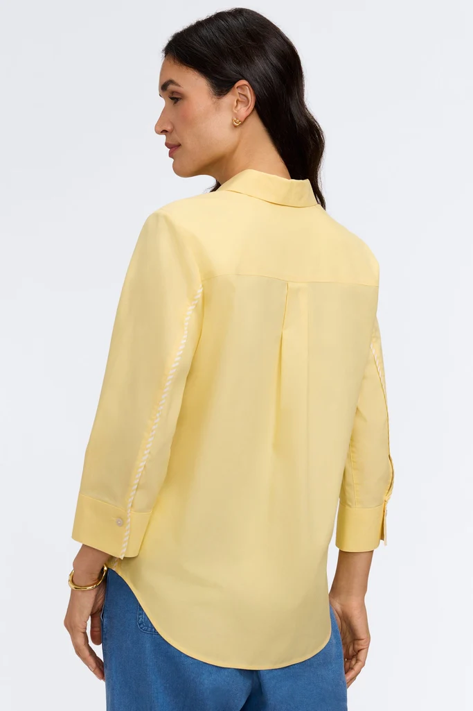 Marni No Iron Pinpoint 3/4 Sleeve Shirt - Image 10