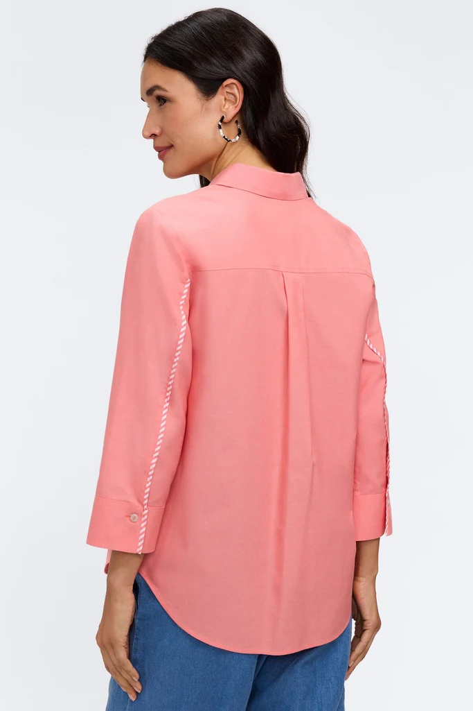 Marni No Iron Pinpoint 3/4 Sleeve Shirt - Image 15