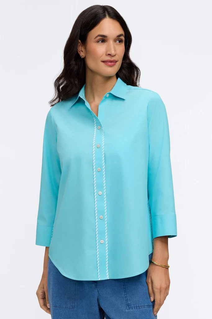 Marni No Iron Pinpoint 3/4 Sleeve Shirt - Image 21