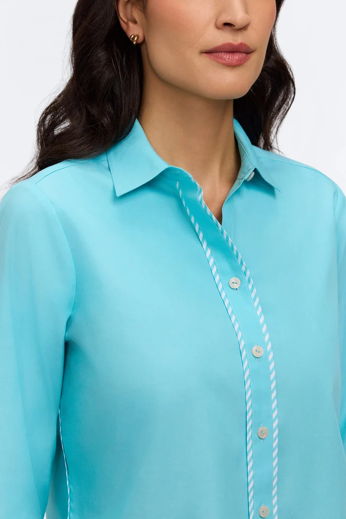Marni No Iron Pinpoint 3/4 Sleeve Shirt - Image 22