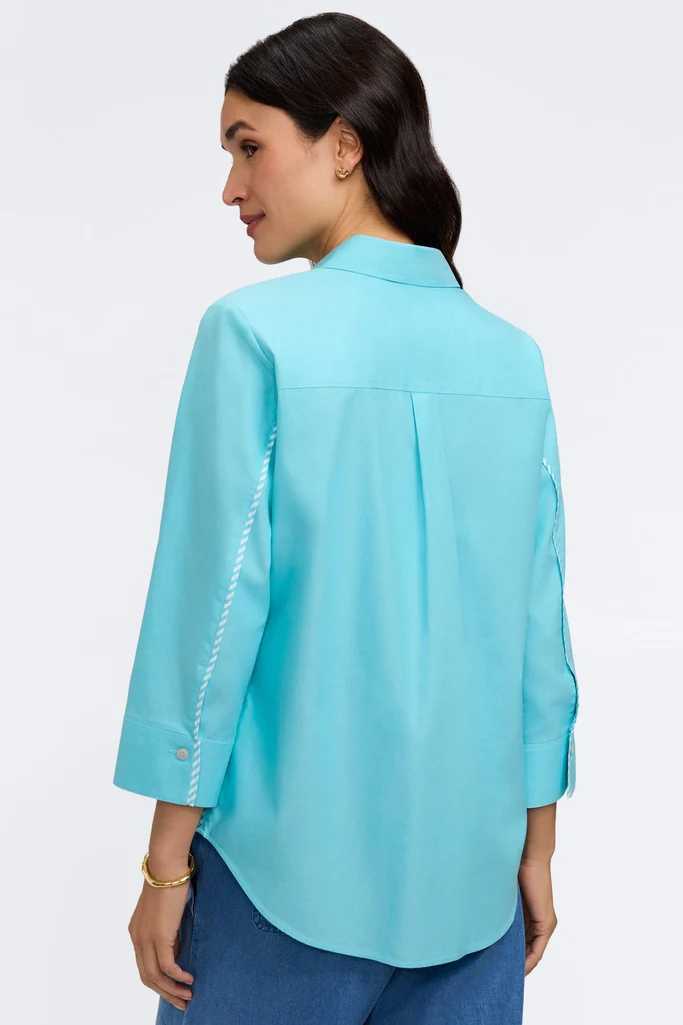 Marni No Iron Pinpoint 3/4 Sleeve Shirt - Image 24