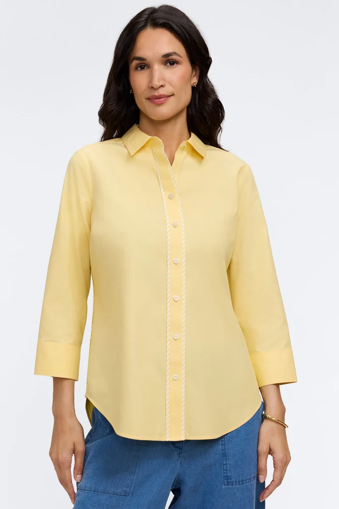Marni No Iron Pinpoint 3/4 Sleeve Shirt - Image 6