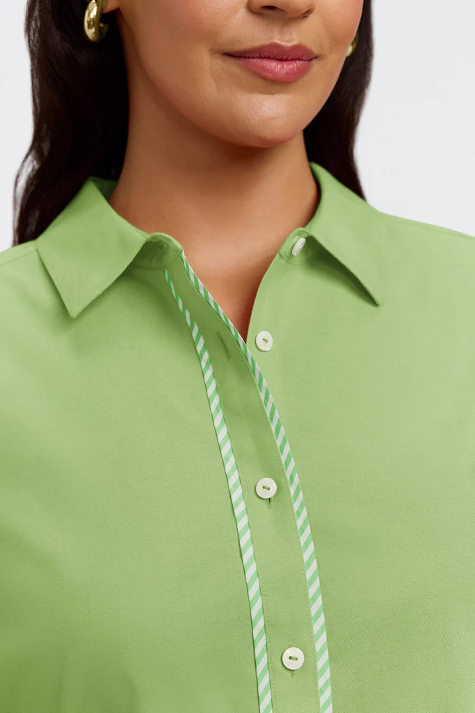 Marni Plus No Iron Pinpoint 3/4 Sleeve Shirt - Image 16