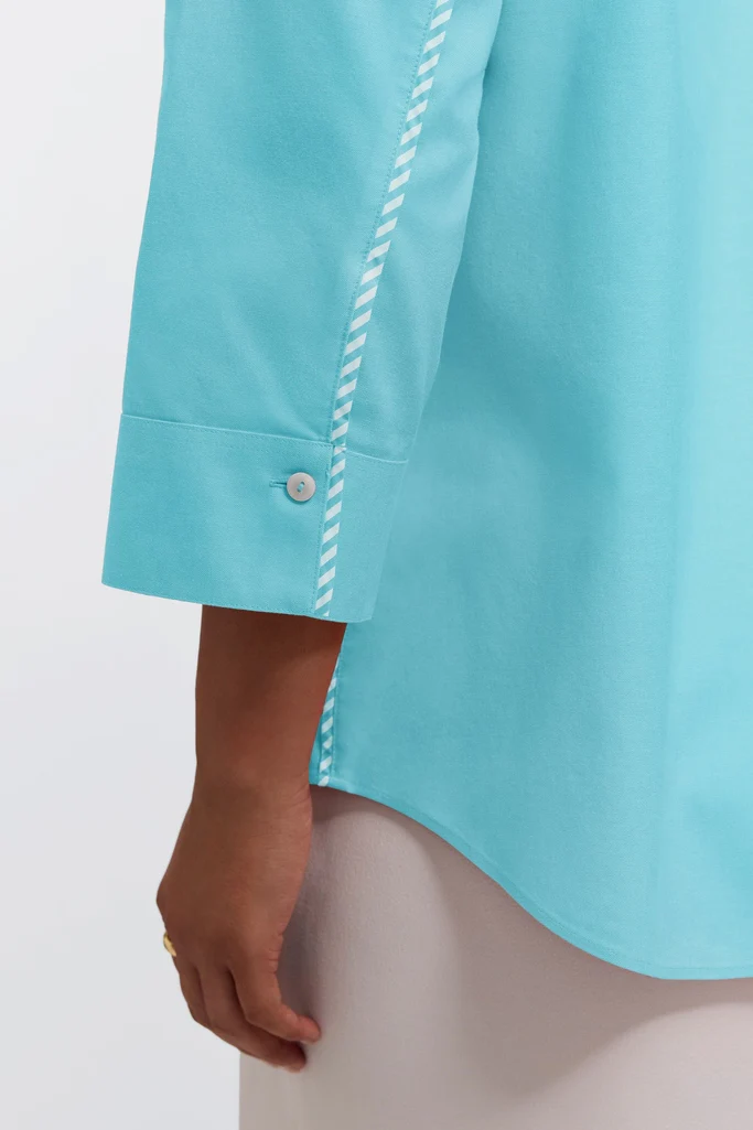 Marni Plus No Iron Pinpoint 3/4 Sleeve Shirt - Image 22
