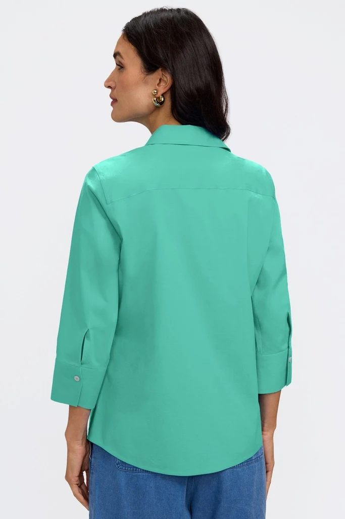 Mary No Iron Stretch 3/4 Sleeve Shirt - Image 12