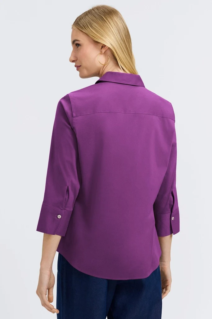 Mary No Iron Stretch 3/4 Sleeve Shirt - Image 30