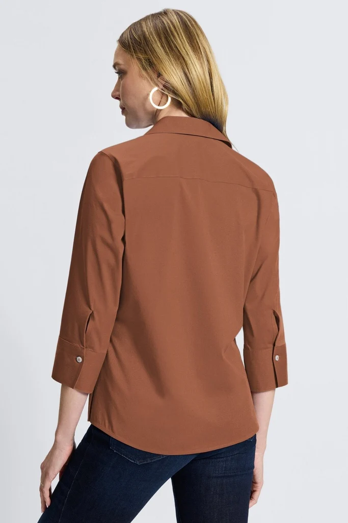 Mary No Iron Stretch 3/4 Sleeve Shirt - Image 34