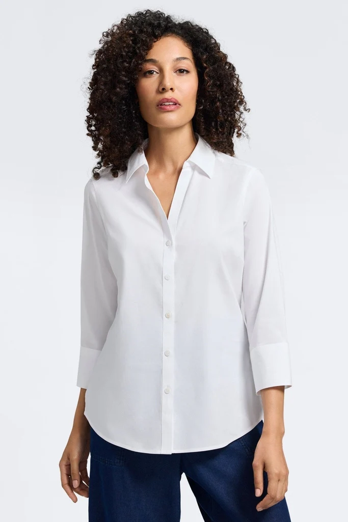 Mary No Iron Stretch 3/4 Sleeve Shirt - Image 43