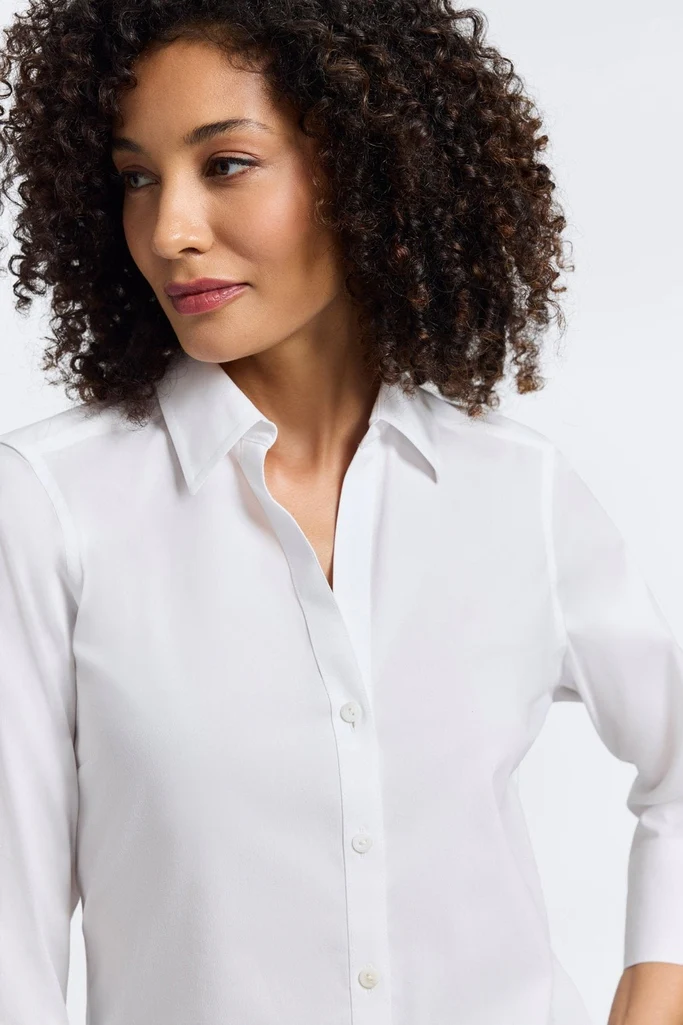 Mary No Iron Stretch 3/4 Sleeve Shirt - Image 44