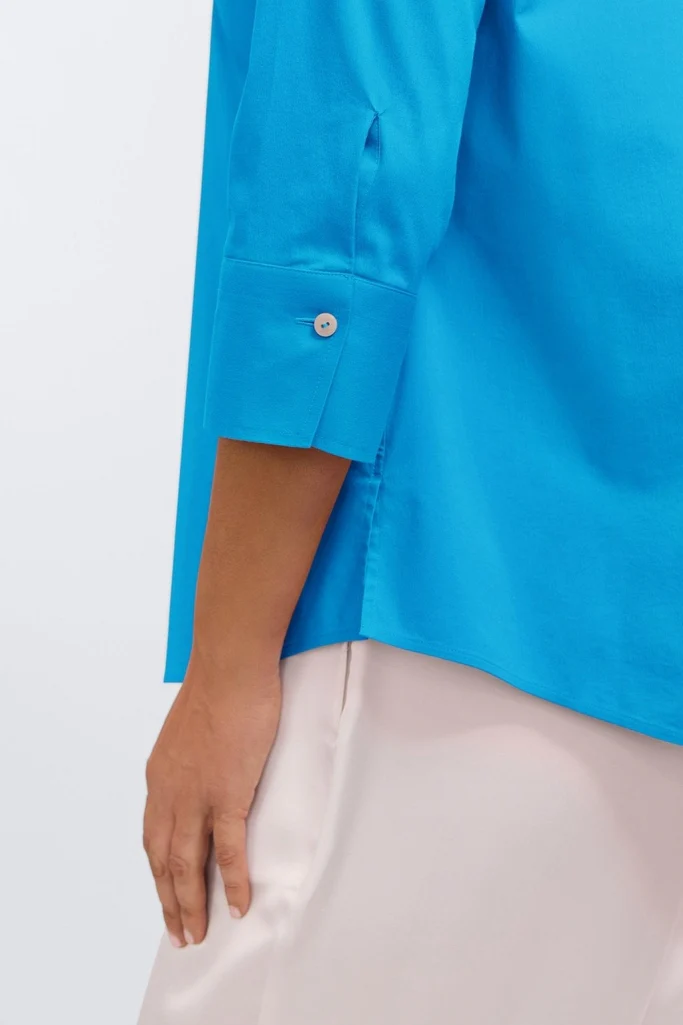 Mary Plus No Iron Stretch 3/4 Sleeve Shirt - Image 3