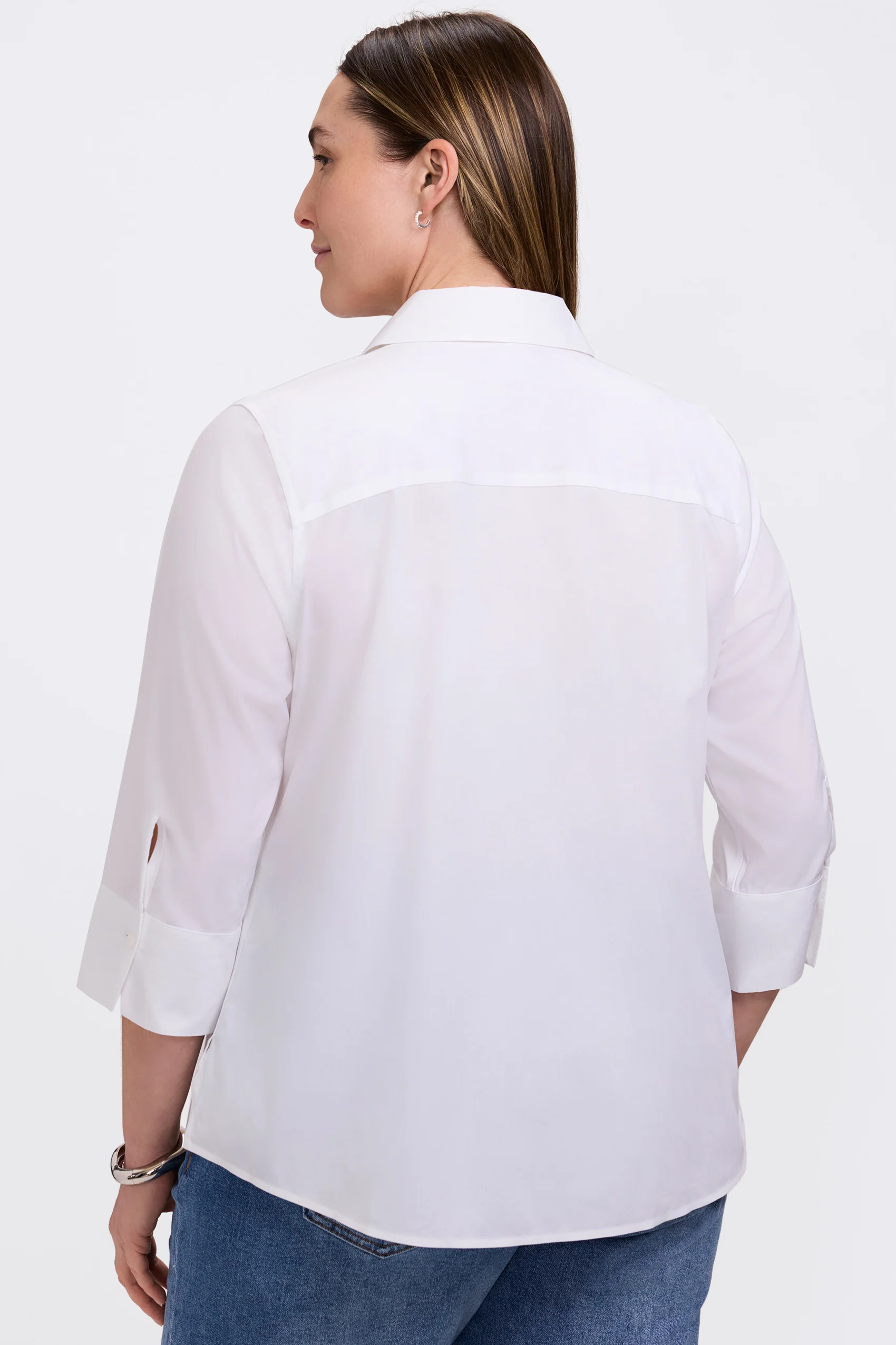 Mary Plus No Iron Stretch 3/4 Sleeve Shirt - Image 38