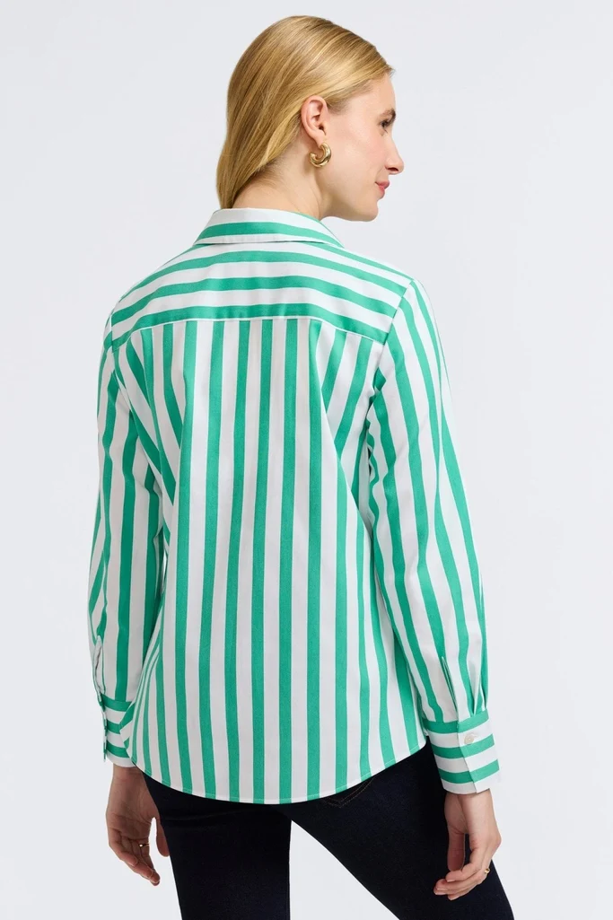 Mary Springtime Stripe Long Sleeve Shirt - Image 12
