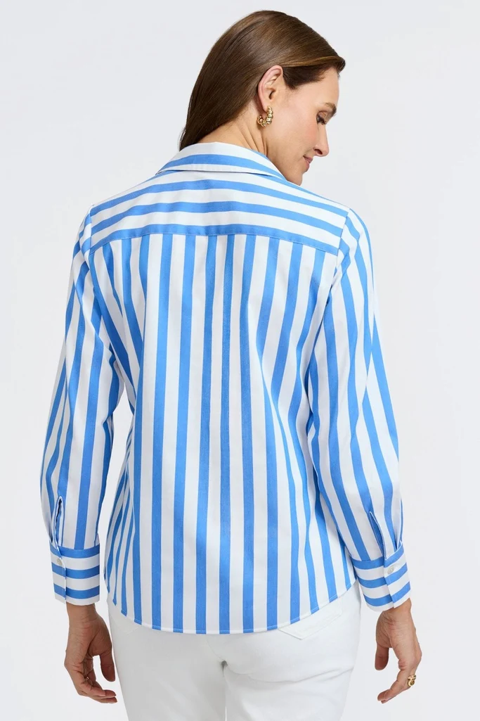 Mary Springtime Stripe Long Sleeve Shirt - Image 4