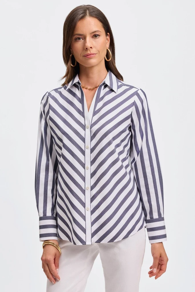 Mary Springtime Stripe Long Sleeve Shirt - Image 5
