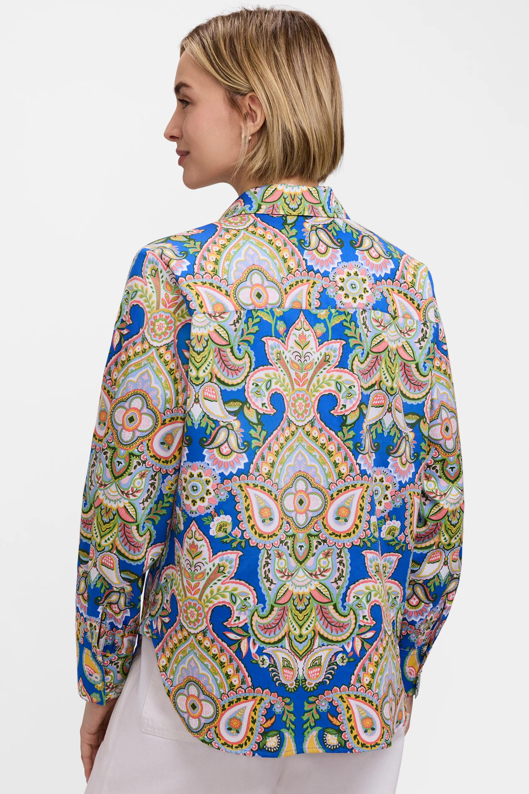 Meghan Garden Paisley Long Sleeve Shirt - Image 3