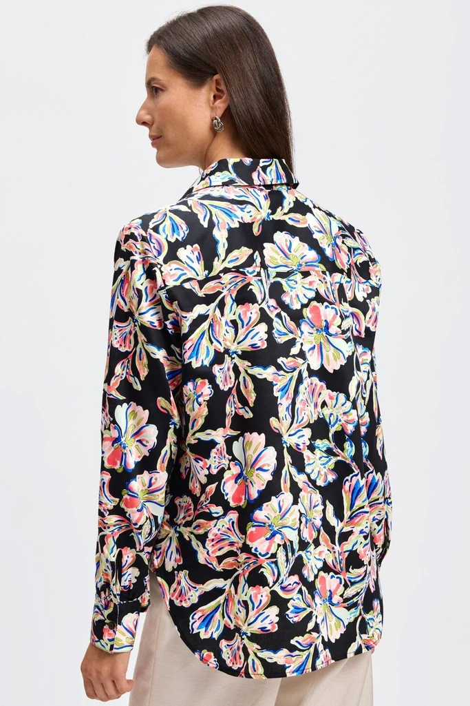 Meghan Night Blossoms Long Sleeve Shirt - Image 3