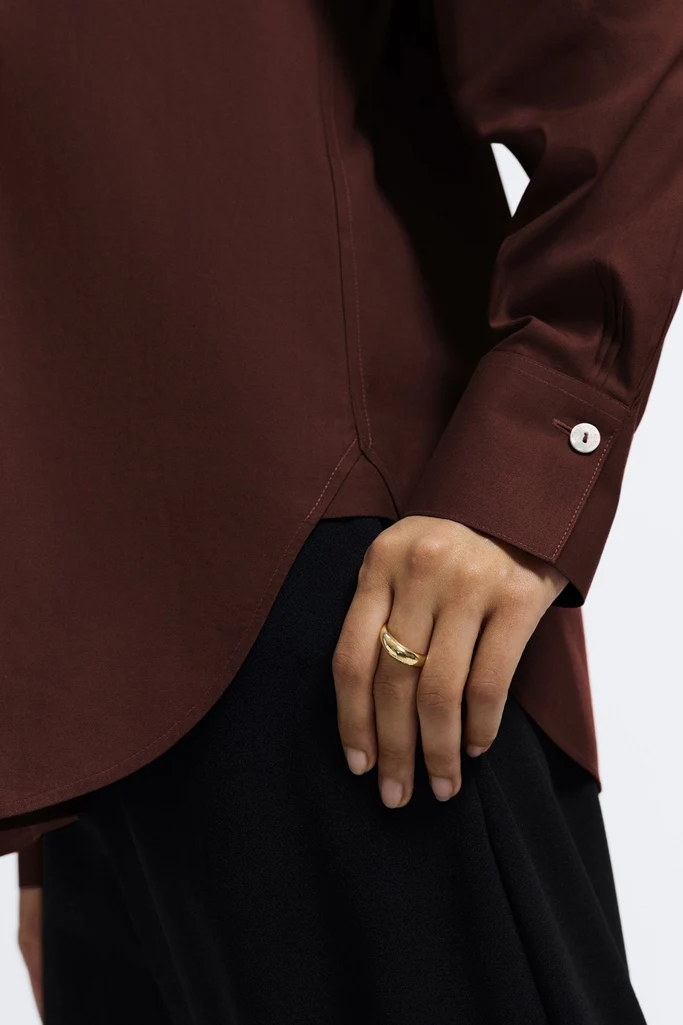 Meghan No Iron Pinpoint Long Sleeve Shirt - Image 18