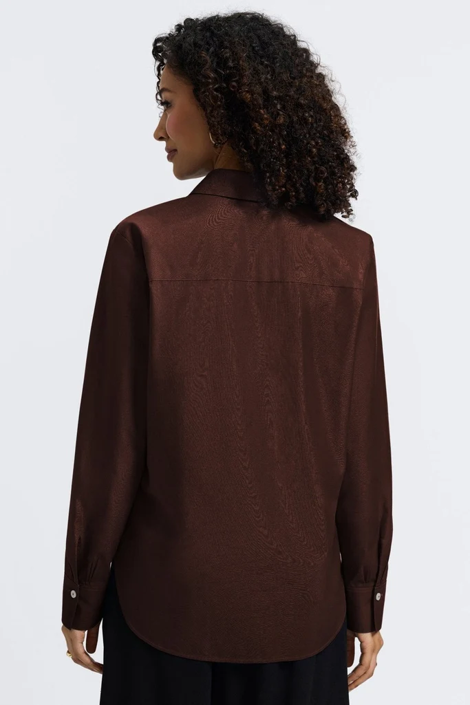 Meghan No Iron Pinpoint Long Sleeve Shirt - Image 19