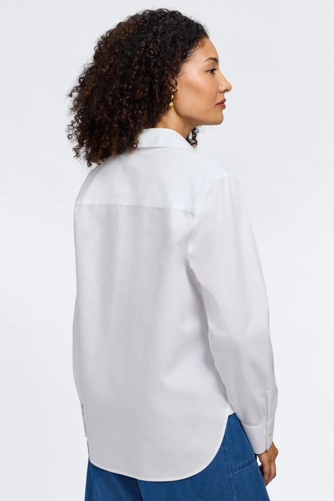 Meghan No Iron Pinpoint Long Sleeve Shirt - Image 4