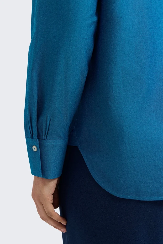 Meghan Plus No Iron Pinpoint Long Sleeve Shirt - Image 3