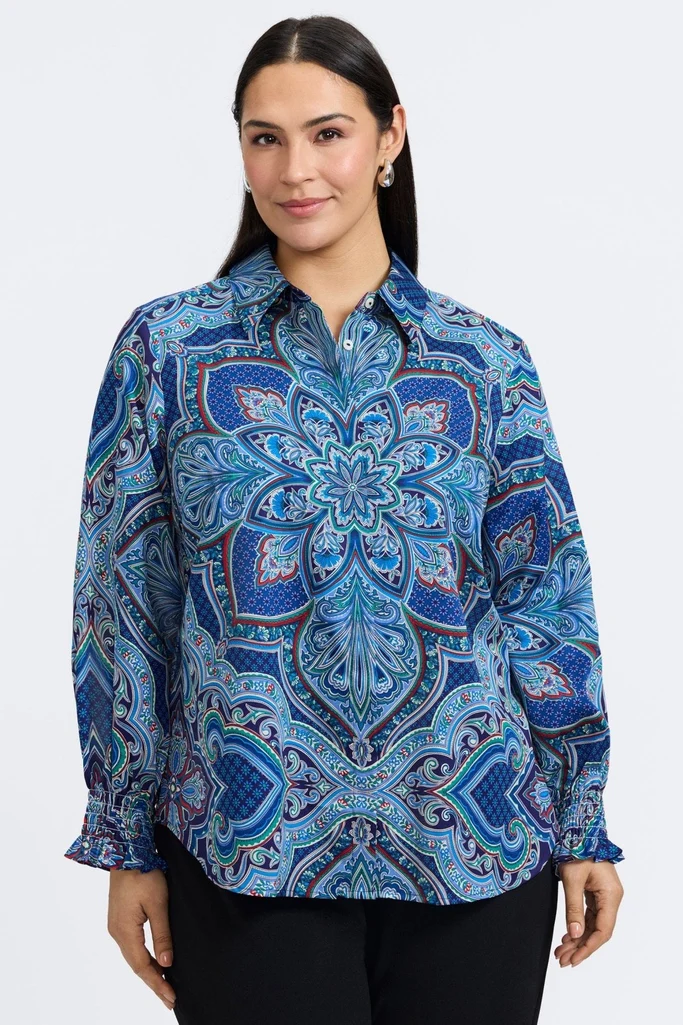Olivia Plus Kaleidoscope Long Sleeve Shirt