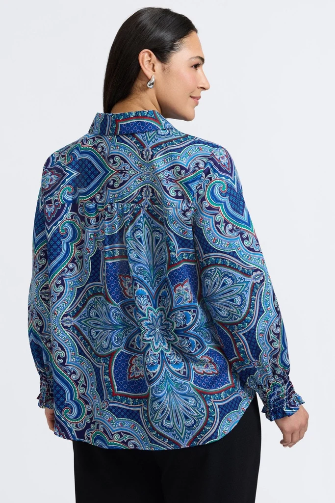 Olivia Plus Kaleidoscope Long Sleeve Shirt - Image 4