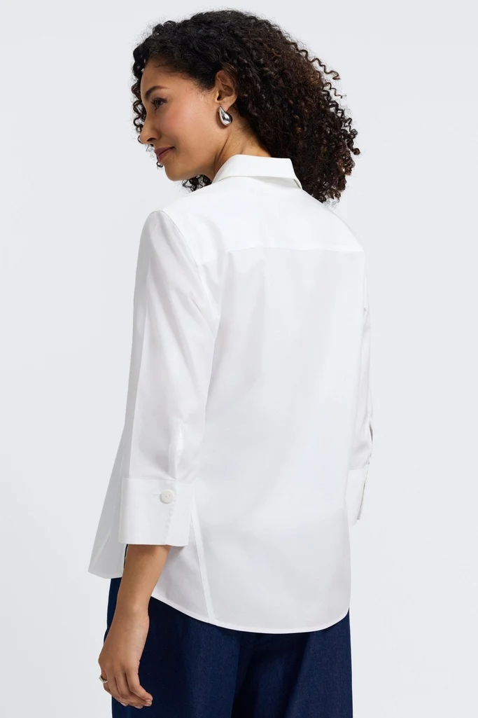 Paityn No Iron Pinpoint 3/4 Sleeve Shirt - Image 26