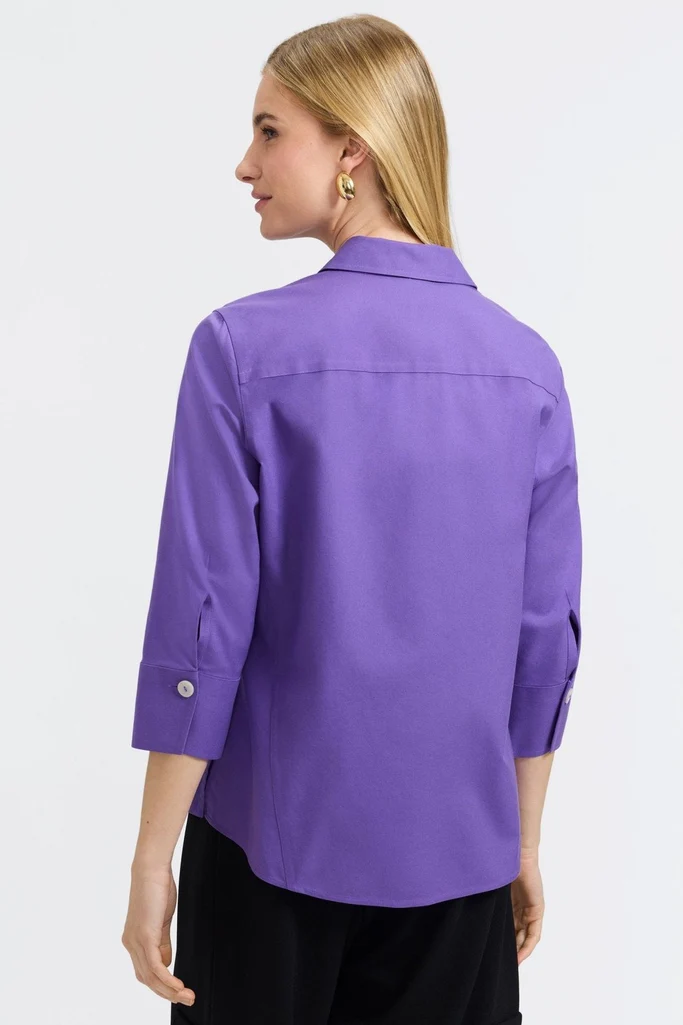 Paityn No Iron Pinpoint 3/4 Sleeve Shirt - Image 29