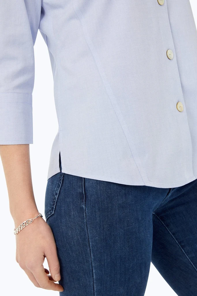 Paityn No Iron Pinpoint 3/4 Sleeve Shirt - Image 3