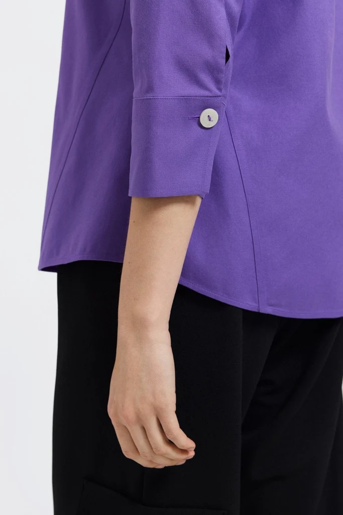 Paityn No Iron Pinpoint 3/4 Sleeve Shirt - Image 31