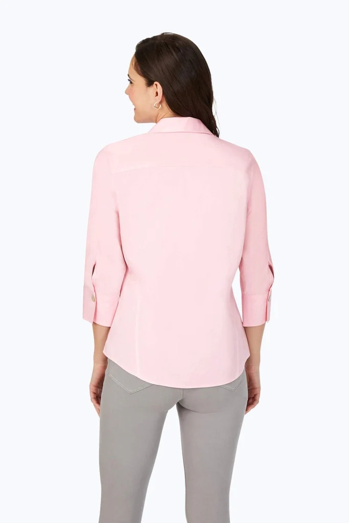 Paityn No Iron Pinpoint 3/4 Sleeve Shirt - Image 40