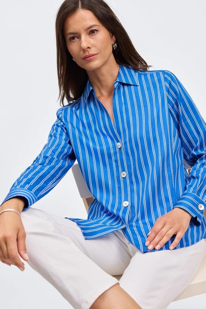 Paityn Rope Stripe Long Sleeve Shirt - Image 5