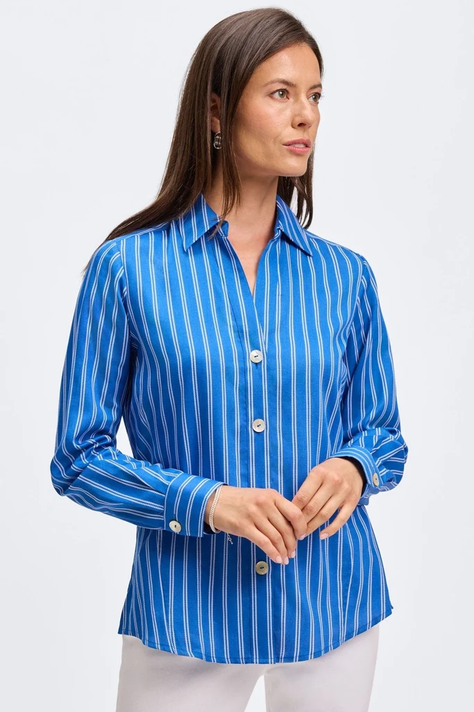 Paityn Rope Stripe Long Sleeve Shirt - Image 6