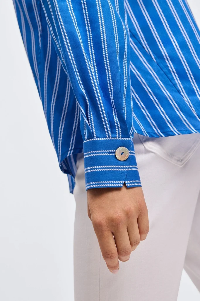 Paityn Rope Stripe Long Sleeve Shirt - Image 7