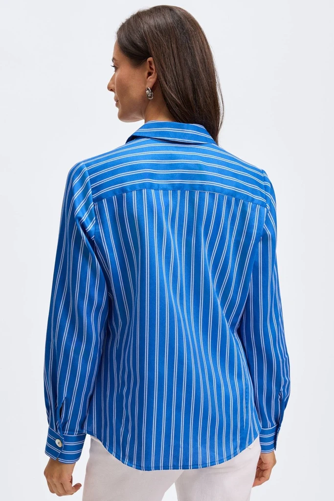 Paityn Rope Stripe Long Sleeve Shirt - Image 8