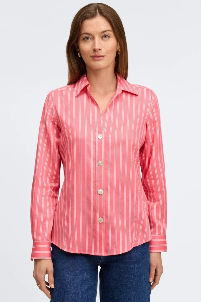 Paityn Rope Stripe Long Sleeve Shirt - Image 9