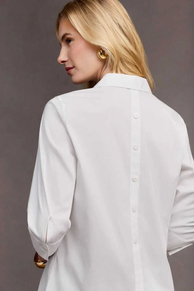 Pamela No Iron Stretch 3/4 Sleeve Tunic - Image 10