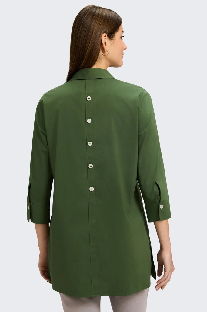 Pamela No Iron Stretch 3/4 Sleeve Tunic - Image 14