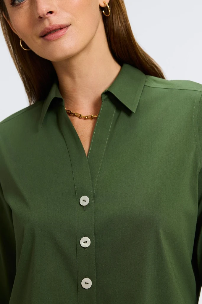 Pamela No Iron Stretch 3/4 Sleeve Tunic - Image 15